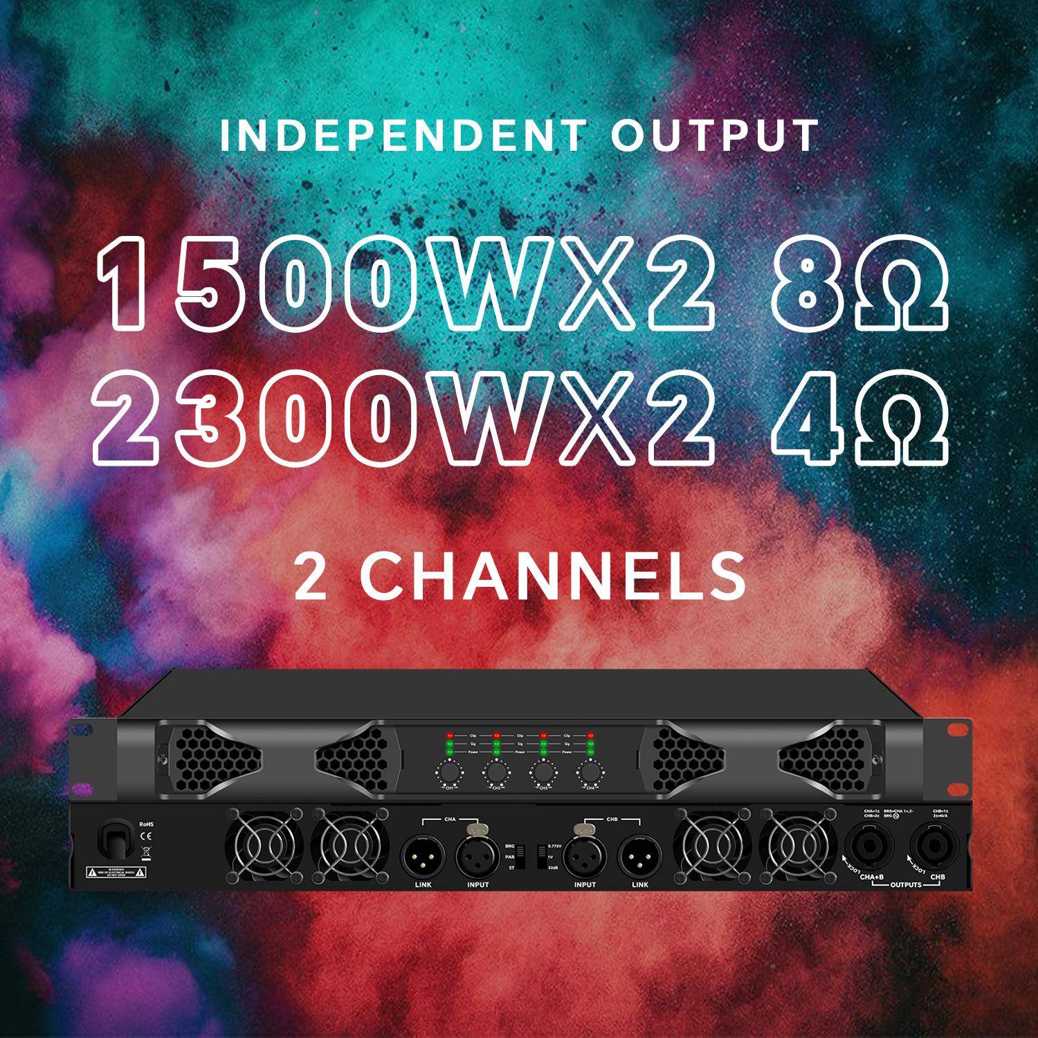 GA-DQ4大功率专业GAP-DQ4功放1500WP4低音舞台音响重卡拉OK影院K*