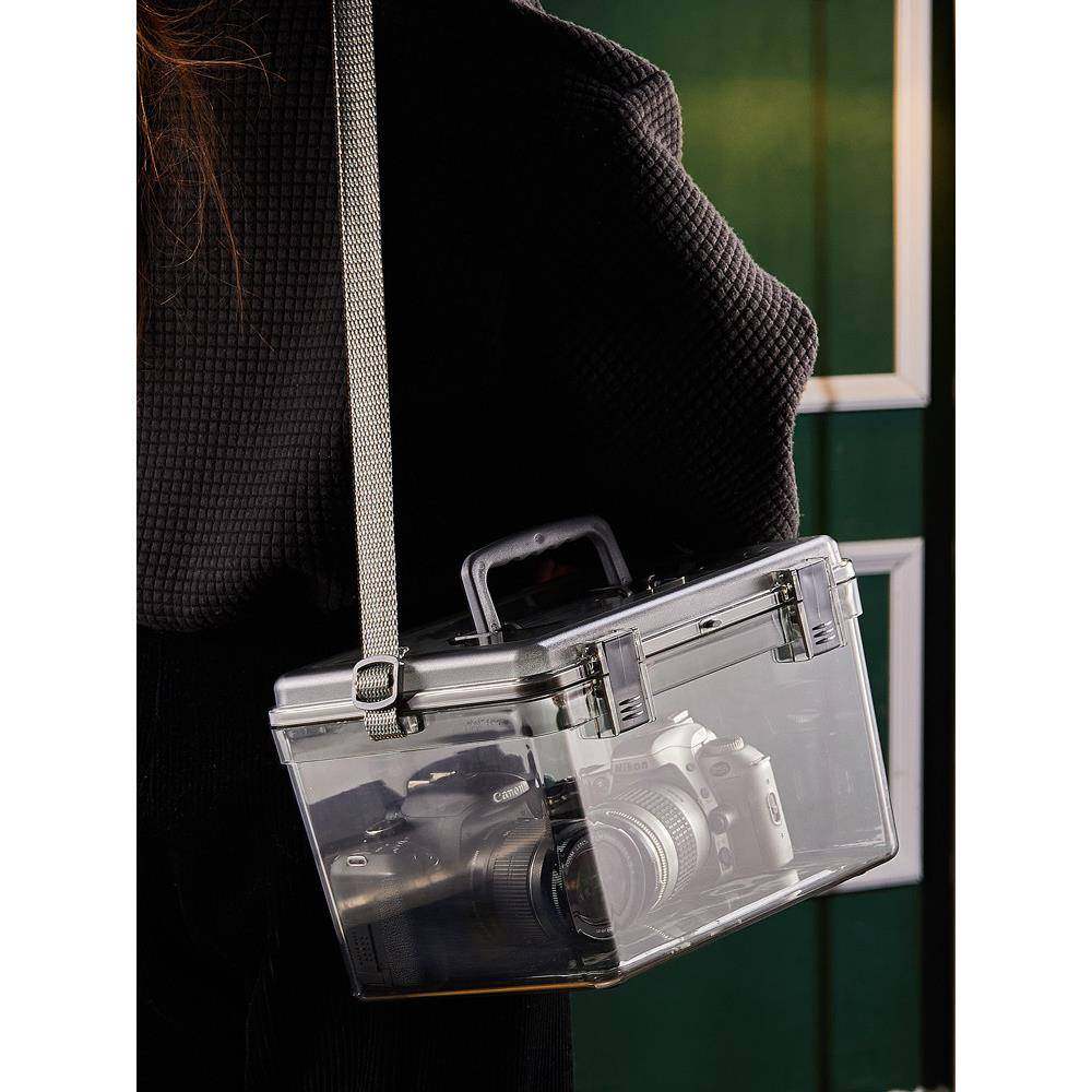 70YF密封防潮相机箱加防水储物箱子单反相机防潮箱家用茶叶收透厚