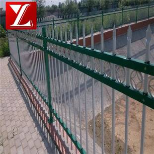 铁艺围栏栏庭院小区学校操场园地林锌钢防护工厂热镀锌围墙yl0231