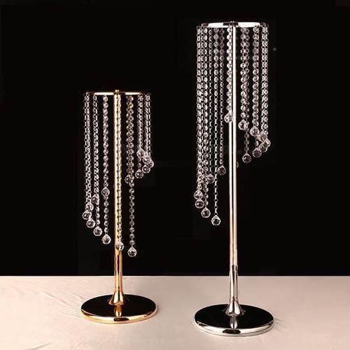 居礼现场婚布置花架路酒店橱窗装饰摆件家花瓶婚庆道具ZRN引金色