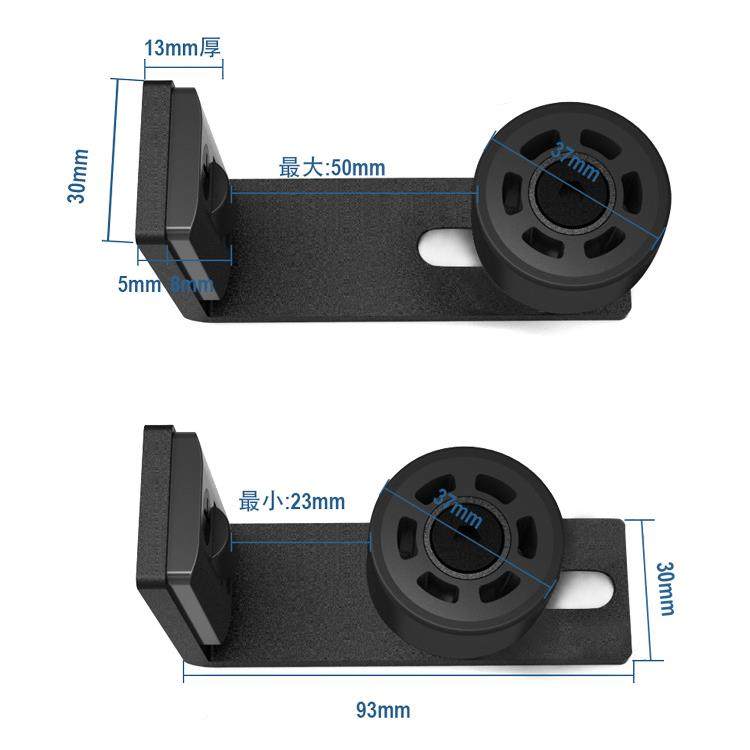 谷仓位门双滑轮止摆器地导限定器叠门卫生位间折570吊轨推拉配件