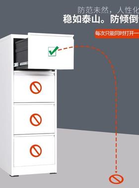 公AX-GLGA4FC挂劳柜挂快劳夹卡铁皮文件柜人事办同员工档案柜箱抽