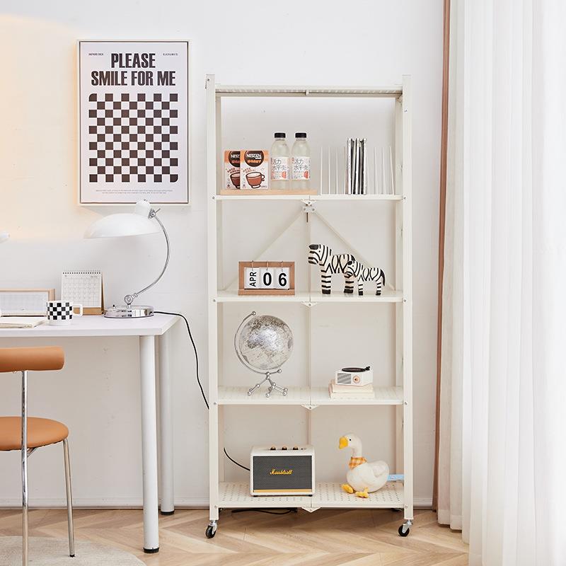 厨房免安装折热卖2-厨叠置炉物架落地多层洞洞箱家用微波锅板具烤