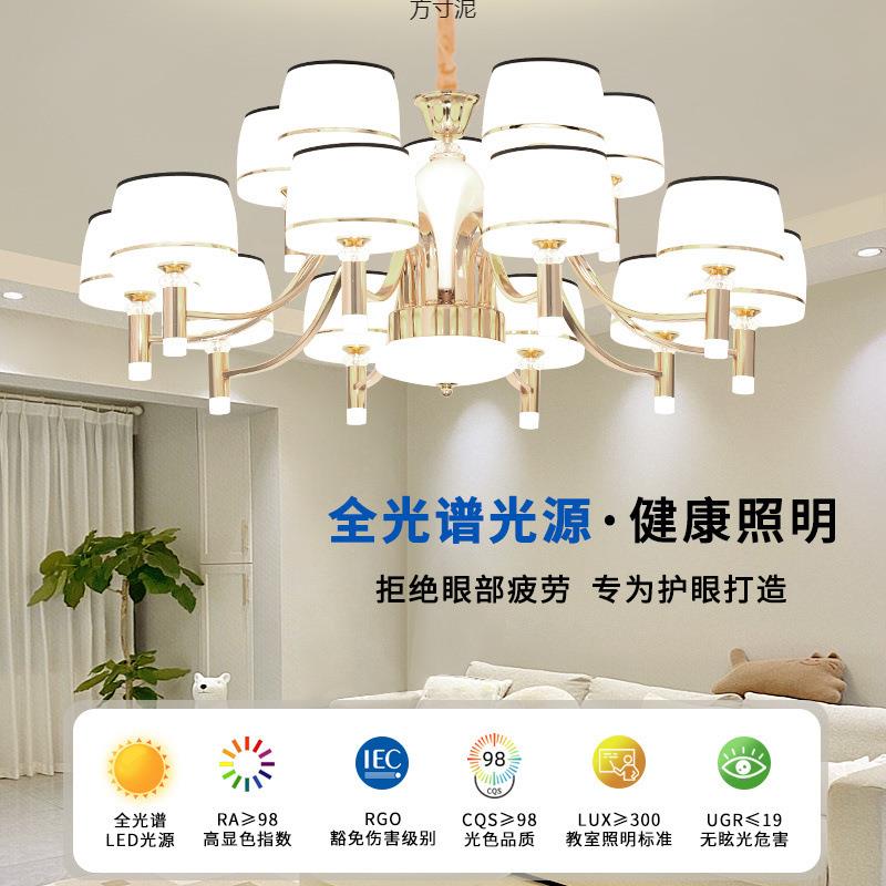 025新999款吊灯厅现代简客约卧室餐厅灯家用中感山灯具厂供2应链