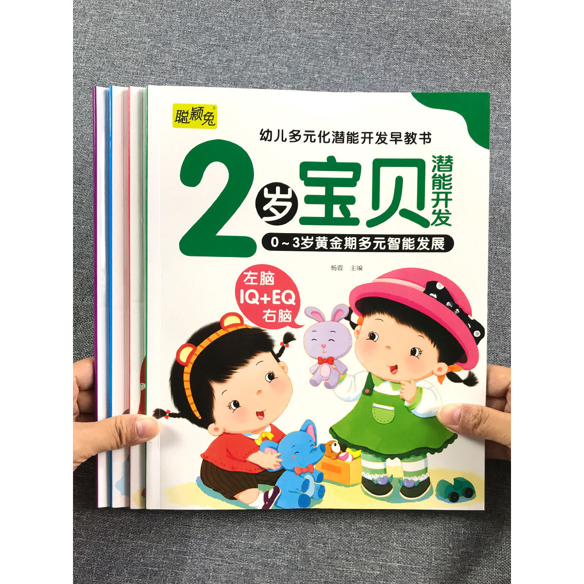 2岁宝宝的第一套早教书绘本益智幼儿启蒙认知学说话儿童黄金期大脑开发左右脑书籍婴儿视觉发育玩具亲子阅读读物开口学说话神器