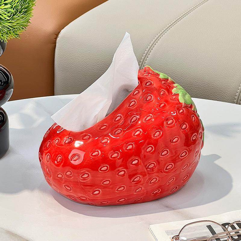 纸巾盒草可盒爱巾客厅抽纸盒收纳盒高档轻纸奢2025新款餐桌餐莓巾,收纳整理,纸巾盒,淘宝优惠券,粉丝福利购,淘宝优惠卷