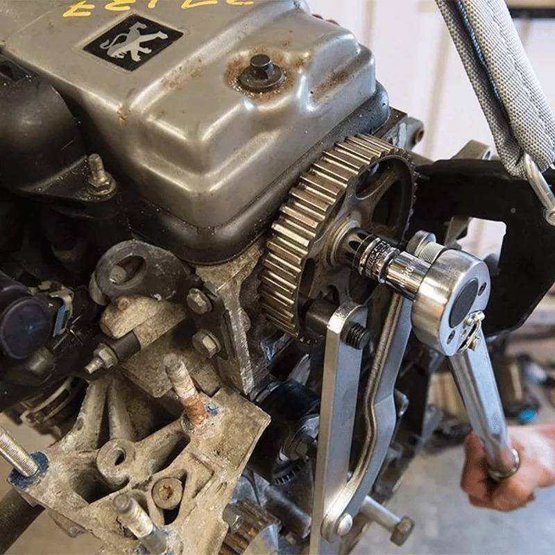 换可38式皮带盘支档扳手通用风扇离合器拆凸型轮轴皮带轮装工具