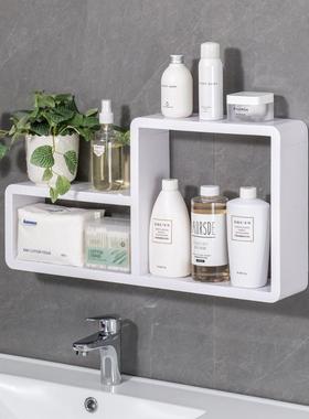 浴室物架洗手间间墙壁挂架卫生搁置板收纳层181205板防水组多层合