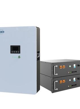 发家用太阳能储能锂2电池光伏逆变一体离网648储能电8源电系统4v0