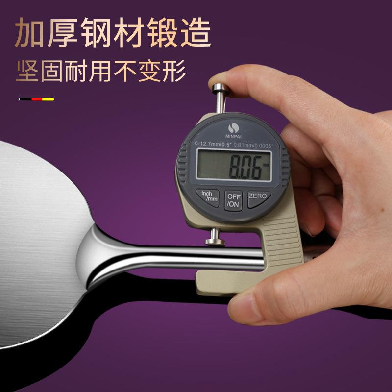 木F976TJ9M小锅铲迷你316不锈钢梨花具锅铲炒用菜铁铲子厨家炒勺