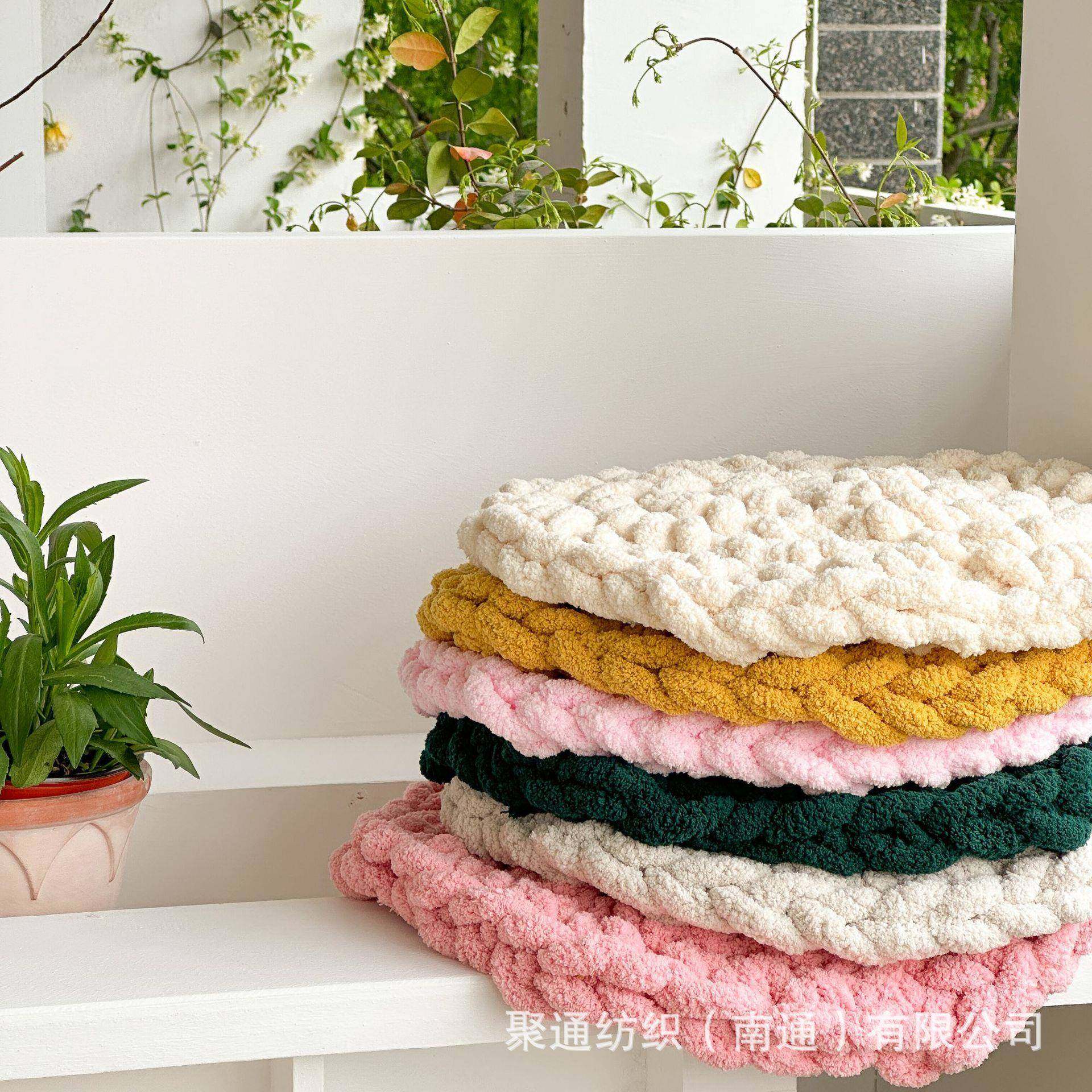 新形品纯手工圆坐垫垫粗毛线团子蒲榻榻米民宿露台6562专用毛绒垫,居家布艺,美臀垫/保健坐垫,淘宝优惠券,粉丝福利购,淘宝优惠卷