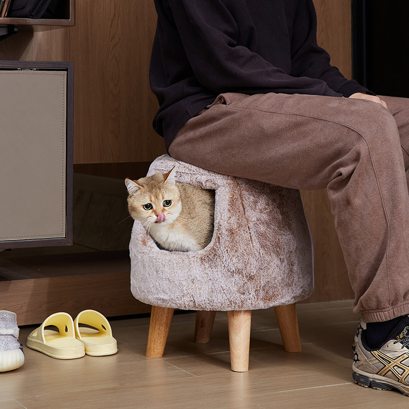 兽牌实木凳子猫窝人猫共用家具夏季猫屋换鞋凳床头柜边几,宠物/宠物食品及用品,猫窝/屋/帐篷/沙发,淘宝优惠券,粉丝福利购,淘宝优惠卷