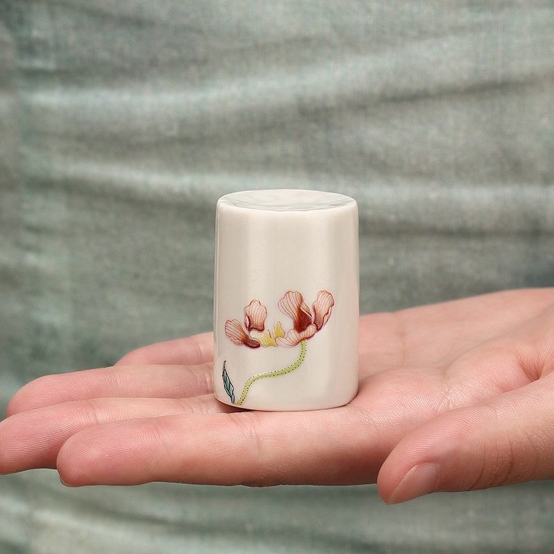 白瓷彩绘盖置紫砂壶盖托功夫茶具配件复古盖碗盖垫放壶盖配件茶道,餐饮具,茶道/零配,淘宝优惠券,粉丝福利购,淘宝优惠卷