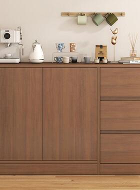 餐边柜茶水边柜现代简约碗柜厅厨房SEK客靠墙家用置物架子柜储物