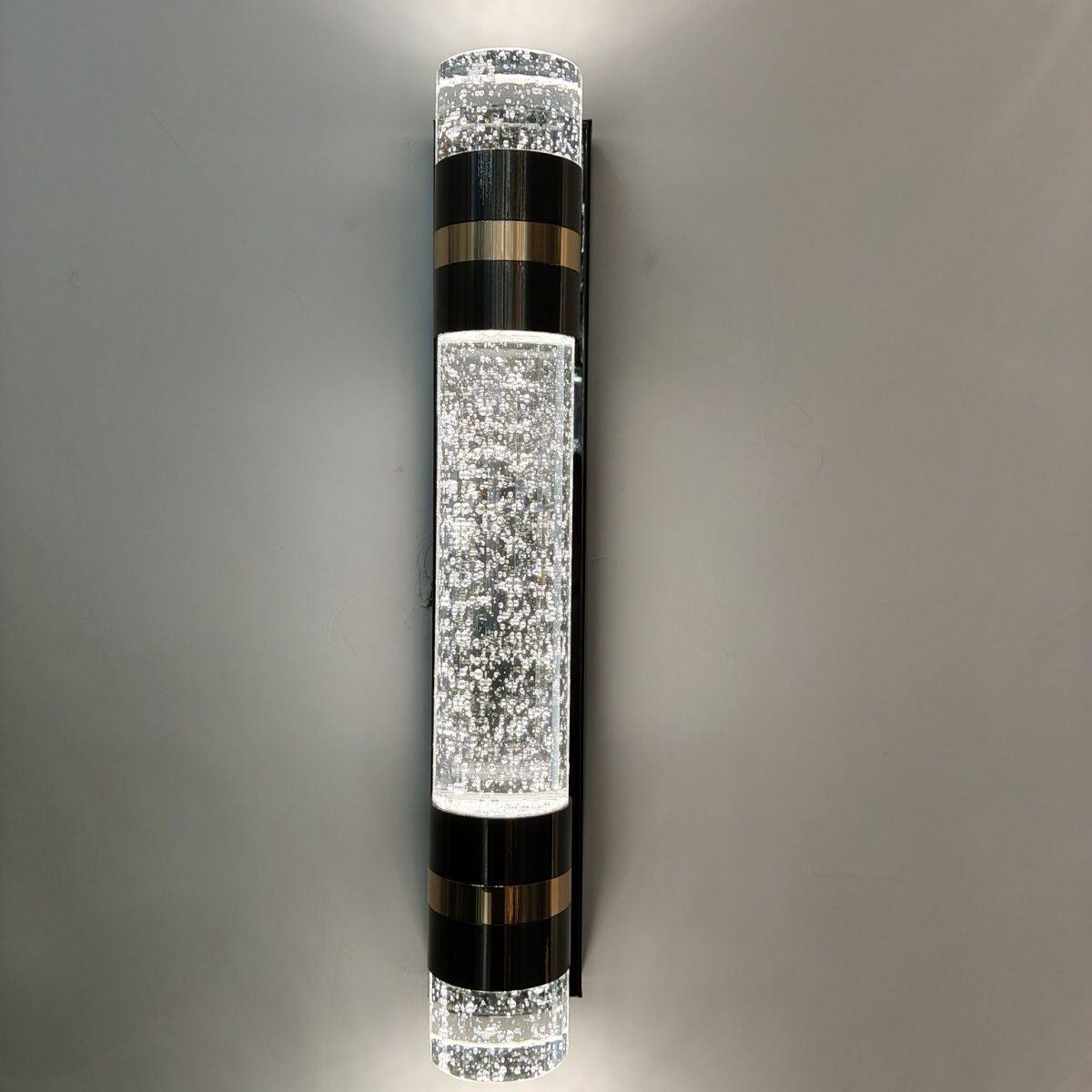 北欧新款轻奢床头灯水晶壁灯现代墙上简约背景墙客厅过道卧室走廊