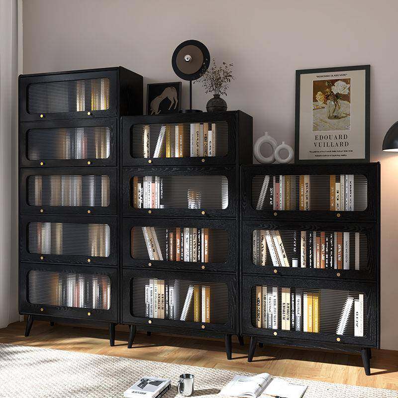 全实木书柜橡复古黑色中古立柜美WER式法木书架客厅家居防尘式物,标准件/零部件/工业耗材,车间地垫,淘宝优惠券,粉丝福利购,淘宝优惠卷