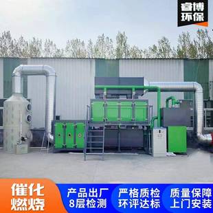 催化燃烧体喷漆吸609房用活性炭附脱附蓄一热装 置小型催化燃机烧