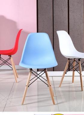 欧伊时姆斯现代尚创意休闲简约网红家靠背椅子用ZLE餐椅洽谈北桌