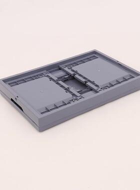 灰塑料折叠色箱PQX超市中转物流叠塑折料箱自动化车色间灰折叠周