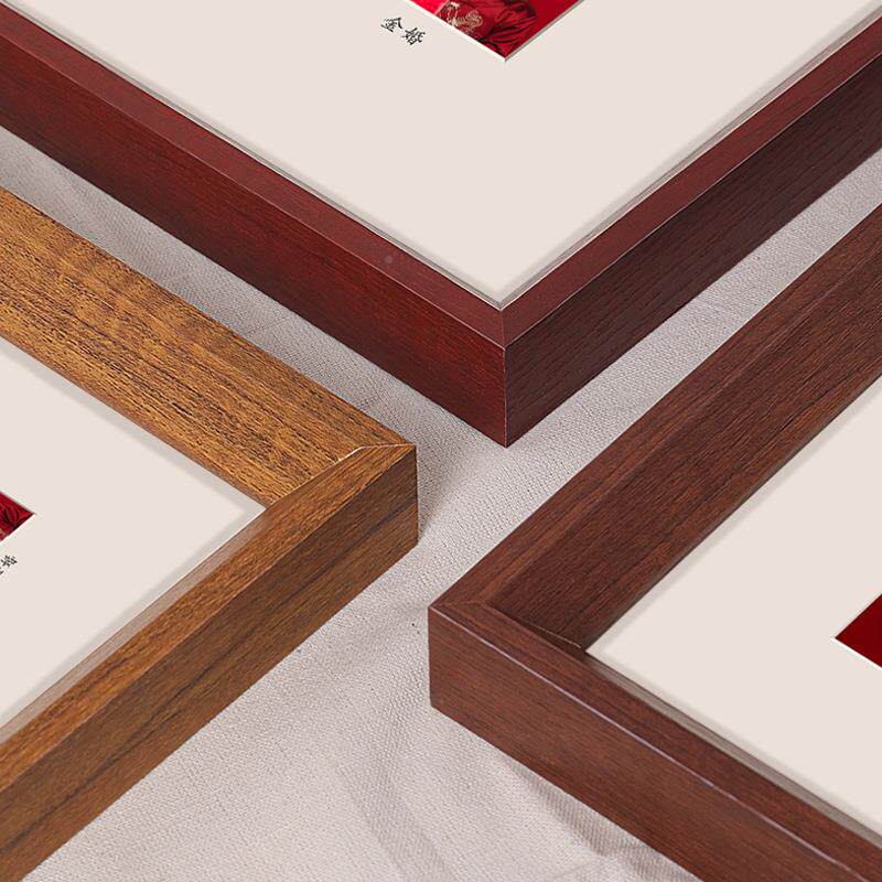 5YA1实木结婚周相年纪F76667JJ念登框证件照装裱新婚记金录婚礼物