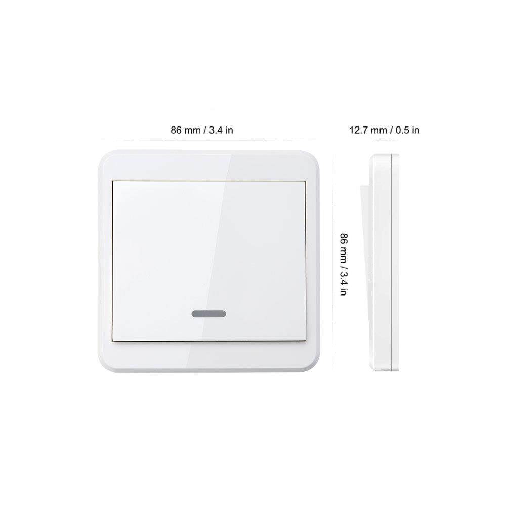 110v2赠20伏接单570路免布线灯具无线遥控开关单路双控改装利器线