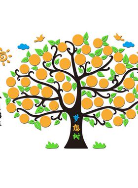 班梦想树许愿愿心墙鼓励F968J5T8级文板化墙布置成长背景教室装饰