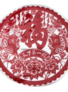 福2春用品CWE静电贴创意字窗花新年门0贴玻璃贴节40规格窗花
