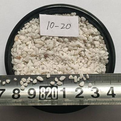 真石漆涂料白沙地子砂污水理处白色石英坪水245磨石骨料白云石