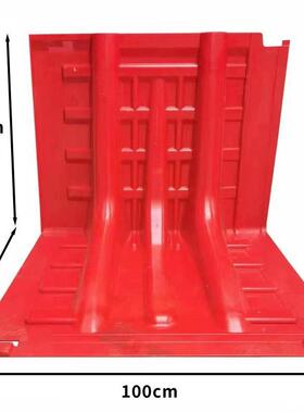 abs挡L水板防汛应急80*90*10家用防洪挡水板型道路地车防塑料加厚