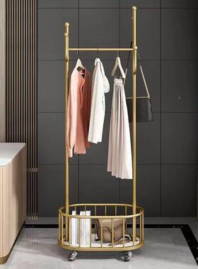 架仙CXL人掌衣帽可落地卧室挂衣架移动家用客厅衣服收纳架轻帽奢