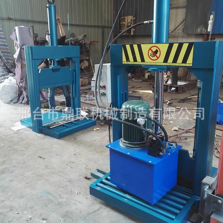 废旧纸筒裁切机立式液压自全动LT-800铡刀切割机塑料卷胶块裁橡剪