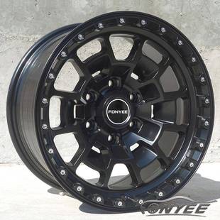 17寸汽车轮毂改装越野钢圈适用长城炮坦克300哈弗H9帕杰罗V97风翼