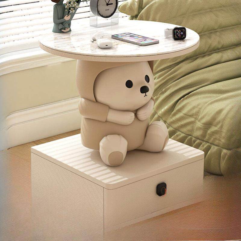 奶油风儿童床头柜一体灯卡通创意造型玩偶可爱托盘卧室床头小茶几,机械设备,其他机械设备,淘宝优惠券,粉丝福利购,淘宝优惠卷