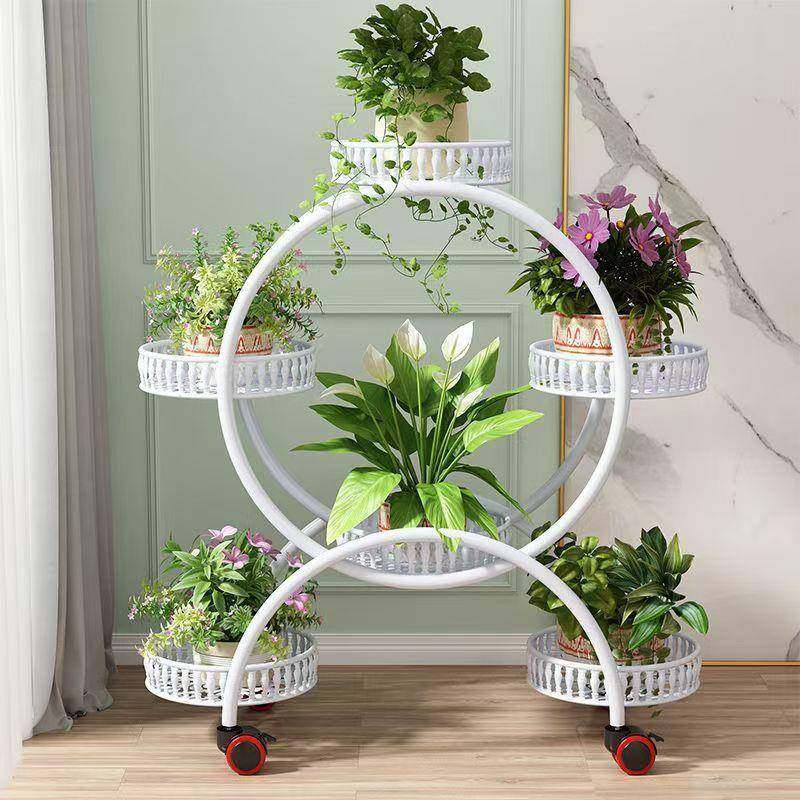 花架子客厅落地式可移动带轮绿萝花盆架铁艺多层阳台花架家用落地,纺织面料/辅料/配套,纺织机械配件,淘宝优惠券,粉丝福利购,淘宝优惠卷