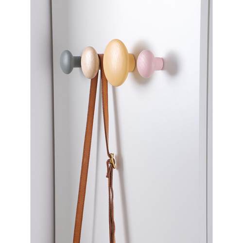 ll简约原木衣柜外侧面挂钩免打孔挂衣钩柜子免钉无痕粘钩实木单钩