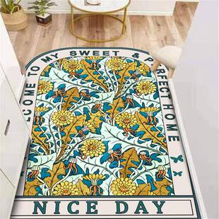 轻奢高级感高弹丝圈入户门垫pvc可剪裁进户门脚垫家用玄关防滑垫