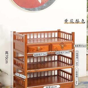 实木茶水办公室茶桌边柜侧VGL柜柜发家用餐边柜客厅物沙边柜茶柜