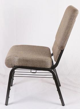 堆叠金属礼堂椅装书架教徒会椅连MHJ-CH00拆接扣教堂排椅教音祷告