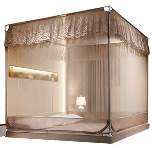 套床垫蚊帐无主风门儿底童防摔1公.5m1.8x2乘两EAV米二拉直三销