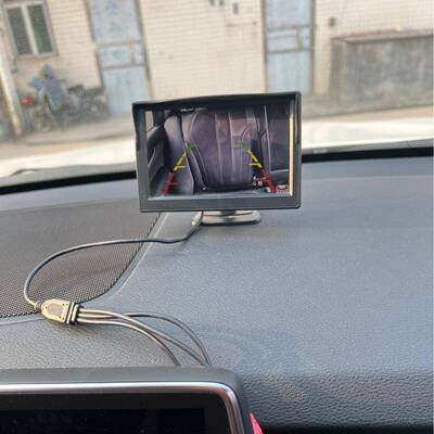 跨电商5寸车全载婴儿监控MIE显境示婴儿后座看护器车内后排器安监