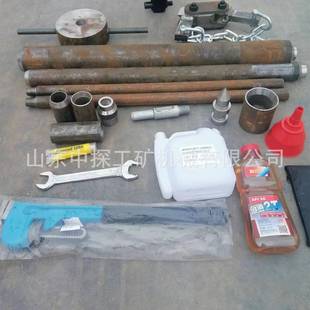 单人操汽油完取土钻作无水冲击式作业轻机便型原状土整取样98341