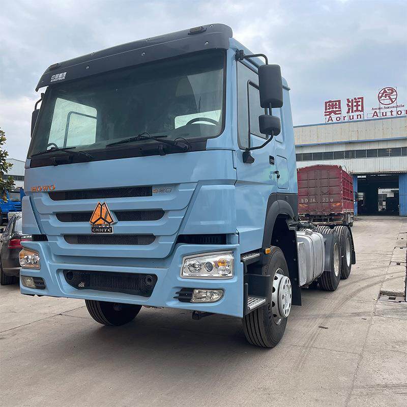 重汽豪沃6*拖4牵4366引车出售双驱货运卡车380马力头拉机拖头车头