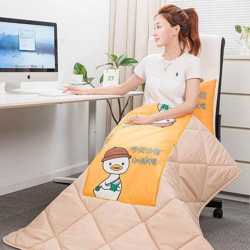 抱枕被子两公用四通季用办室枕折叠夏凉毯汽车内靠头枕靠6m424D25