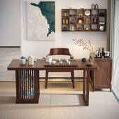 实木嵌入茶式 家台用阳泡茶台小20OKL25新款 中型式 休闲桌椅组合