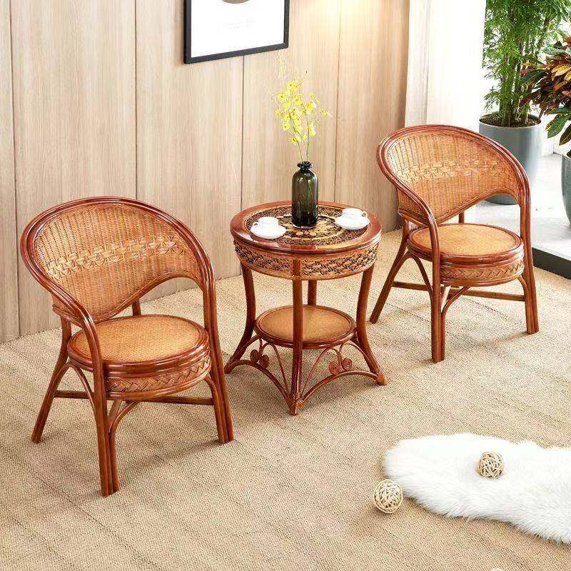 真椅藤藤三椅件套茶几客厅休闲椅阳台老藤编桌椅人椅靠背天然藤编,商业/办公家具,商用藤编家具,淘宝优惠券,粉丝福利购,淘宝优惠卷