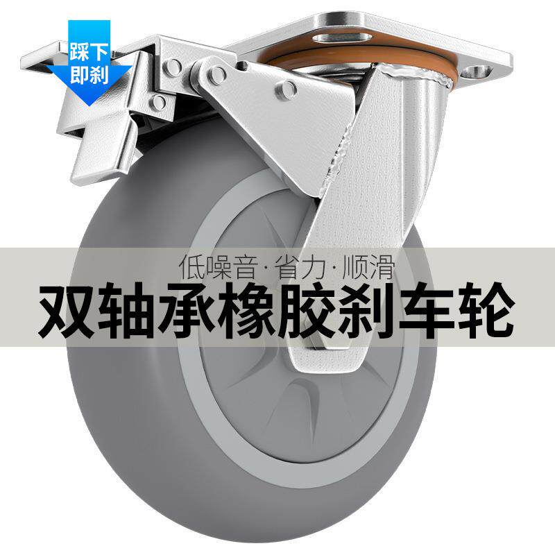 D5手推车搬运车小推家拉D5货平板车用快递静音可便折叠携拖车车