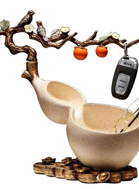 平喜乐葫芦收纳11zp2208摆件高档轻奢入厅户玄关安客创意艺术饰装