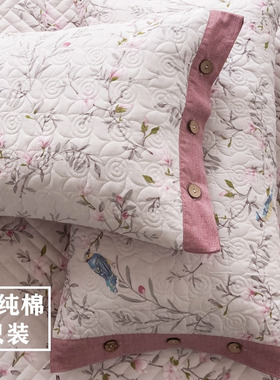 新款全棉夹棉枕套金奥莱定做小号儿童40X60cm订制35X50学生枕头套