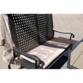 户动力四DCN人秋千摇椅庭阳台院休闲人懒椅铁艺秋千外动力椅