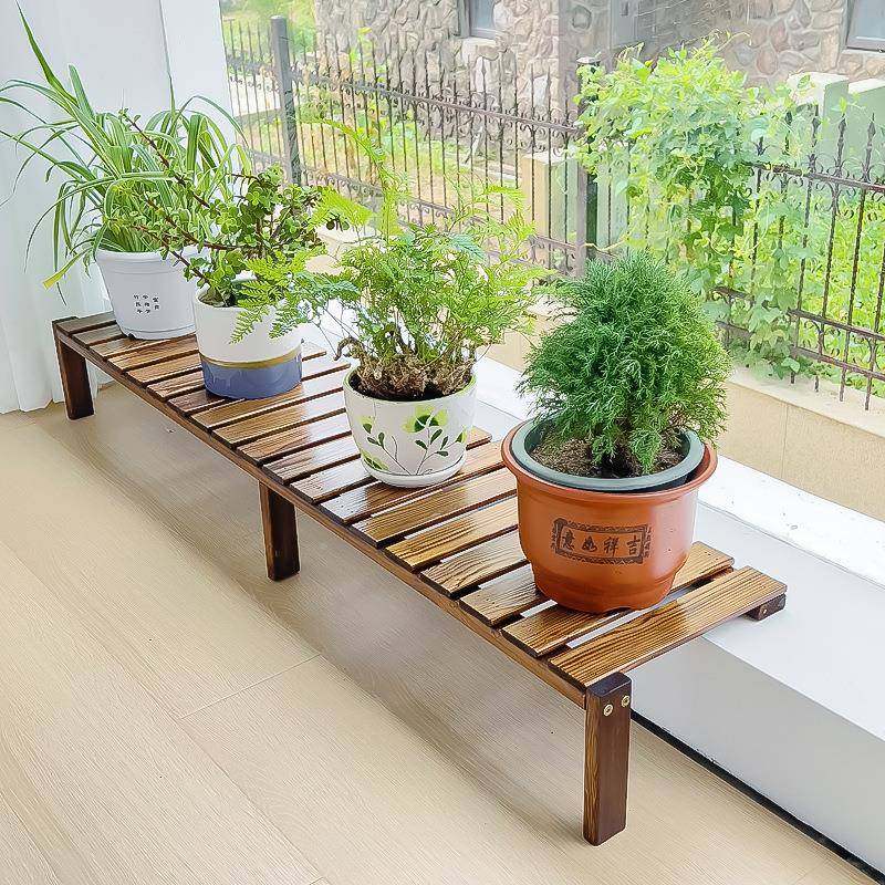 阳台台沿加宽窗台窄台一实木花登层落地面式花架置物木花架盆架子,住宅家具,花架/花几,淘宝优惠券,粉丝福利购,淘宝优惠卷